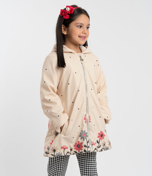Chaqueta niña con flores