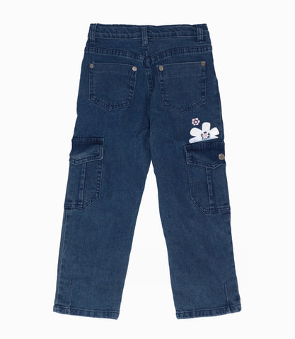 Jeans niña cargo