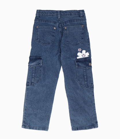 Jeans niña cargo