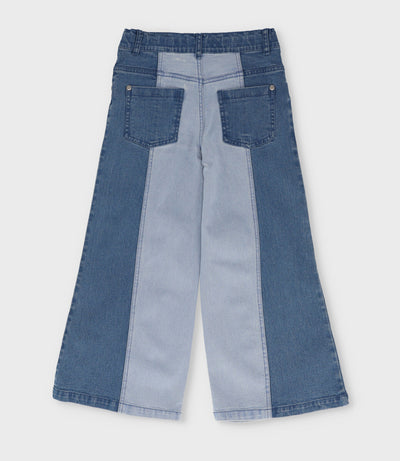 Jeans niña acampanados 2 años / Celeste