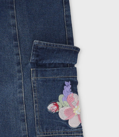 Jeans niña recto 2 años / Azul Marino