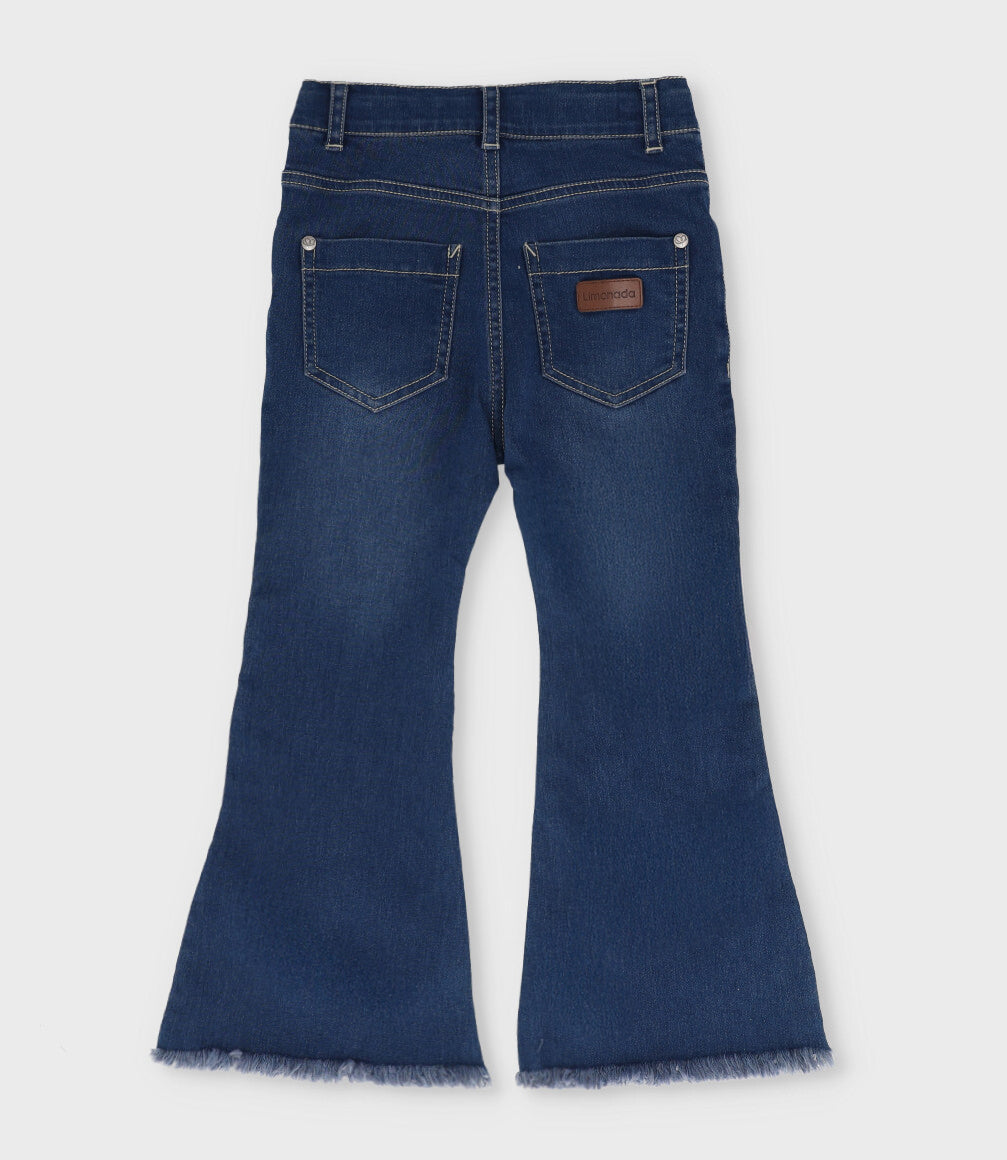 Jeans niña flare 2 años / Azul Marino