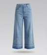Jeans niña acampanado boho