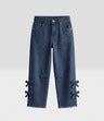 Jeans niña baloon con cherry