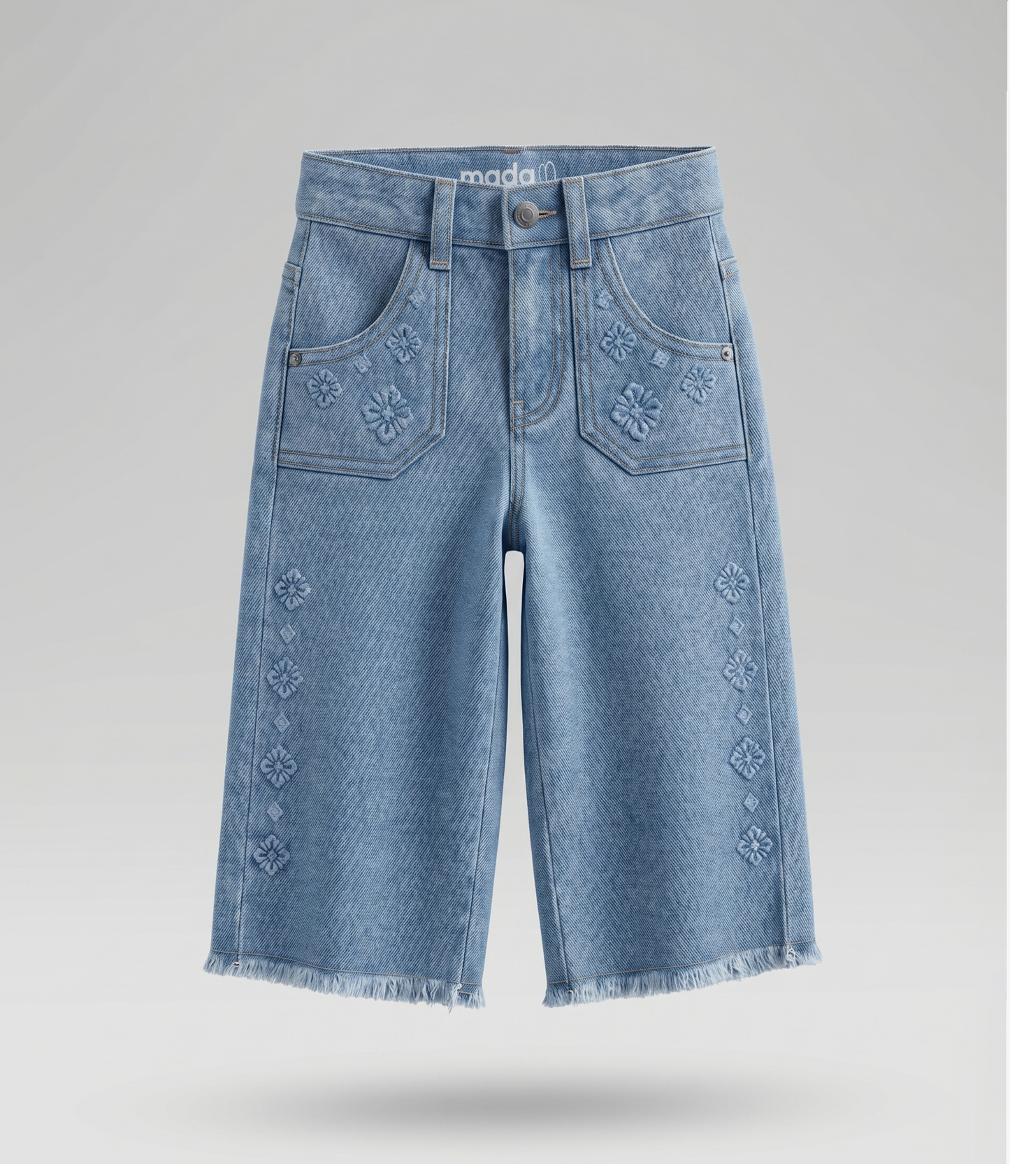Jeans niña boho 2 años / Celeste