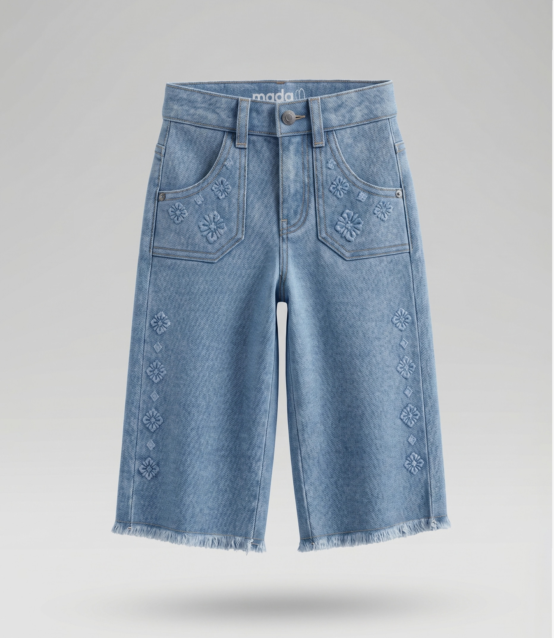 Jeans niña boho 2 años / Celeste