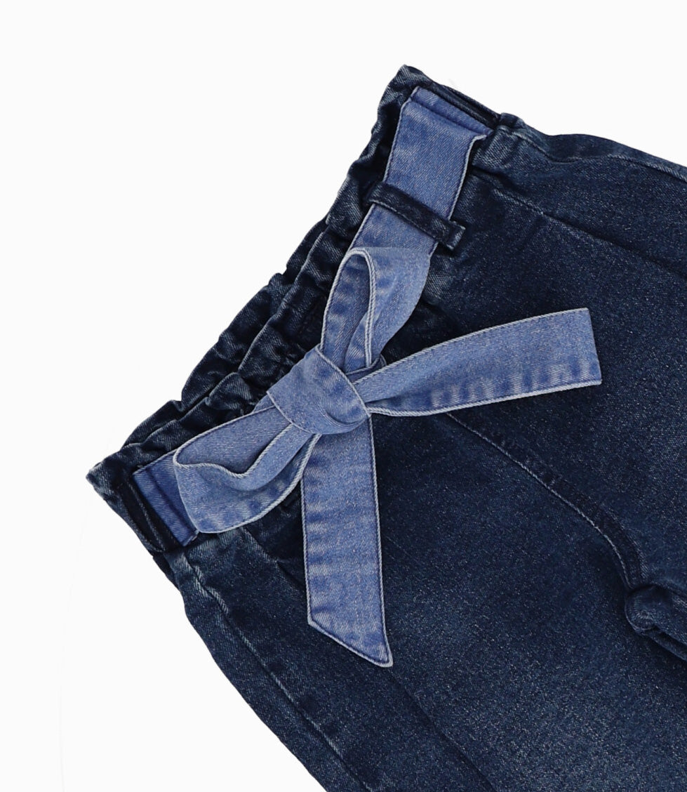 Jeans niña love 2 años / Azul Marino
