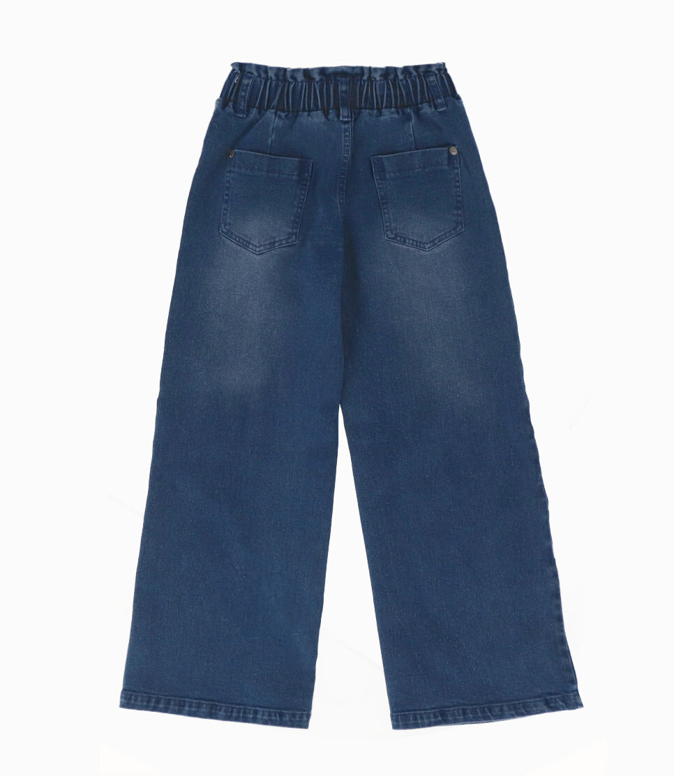 Jeans niña love 2 años / Celeste