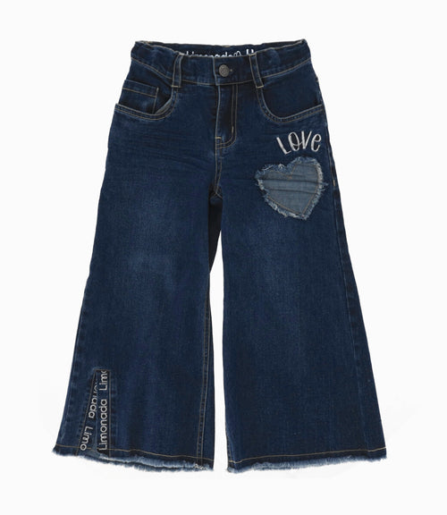 Jeans niña love 2 años / Azul Marino