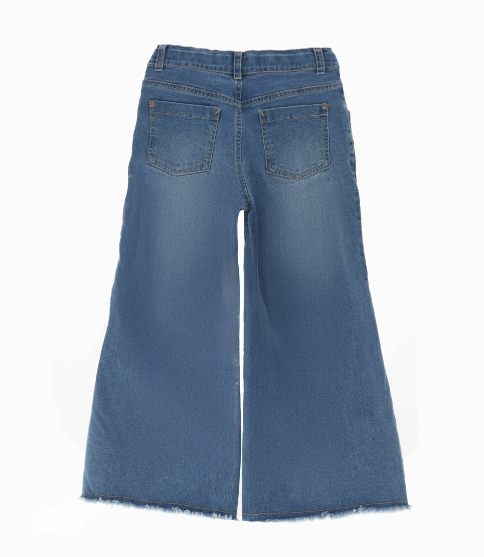 Jeans niña love 2 años / Celeste