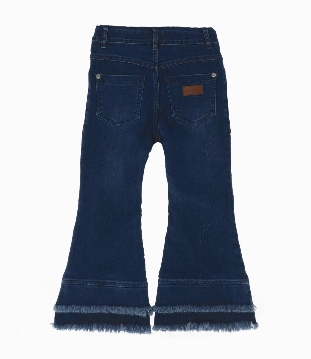 Jeans niña flare 2 años / Azul Marino