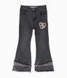 Jeans niña con flecos