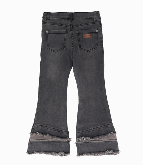 Jeans niña con flecos