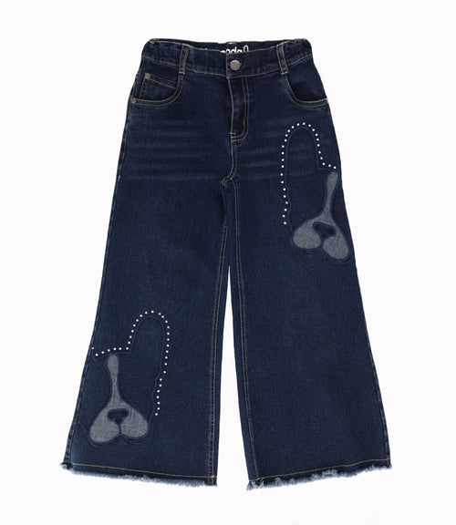 Jeans niña wide leg