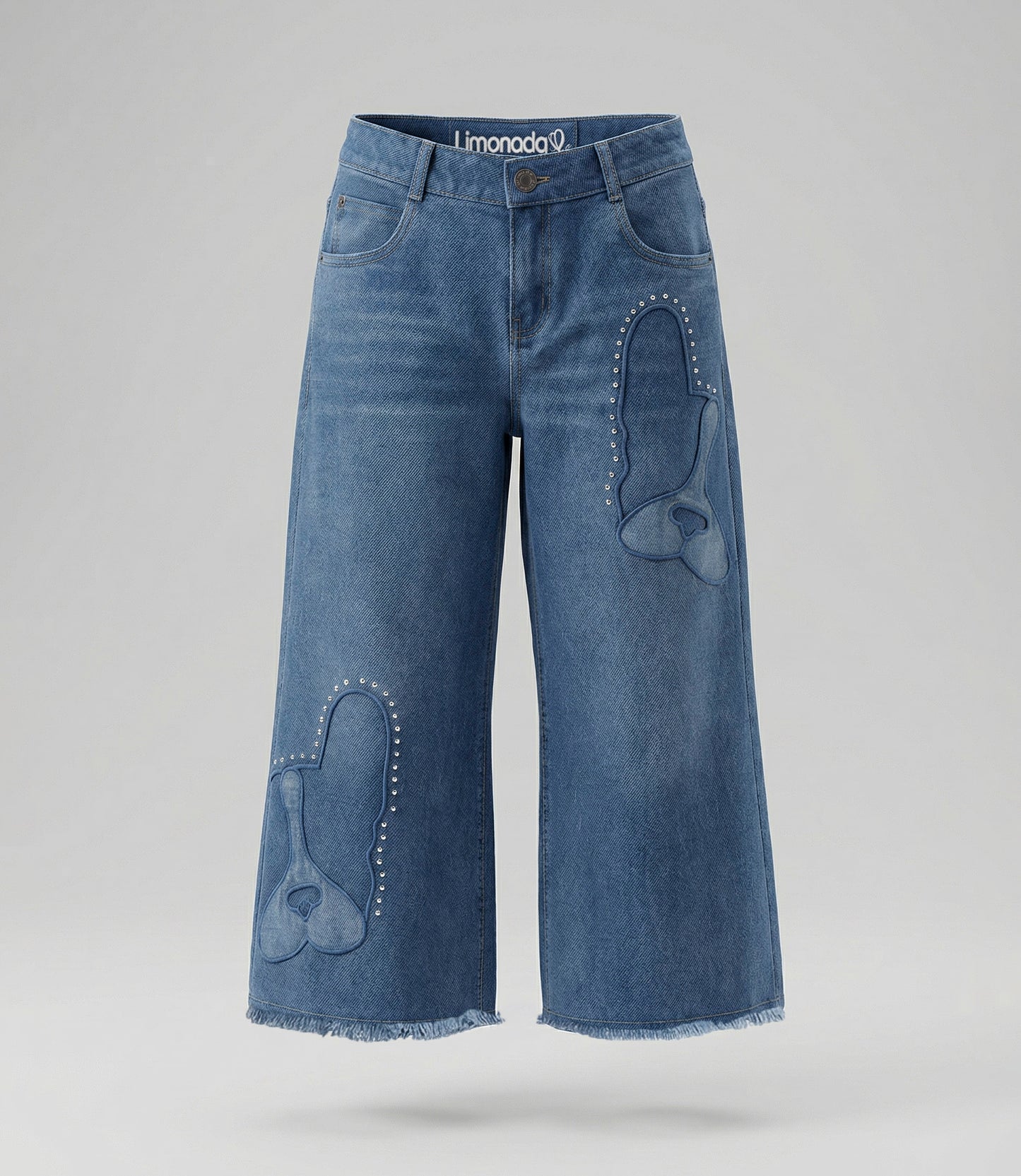 Jeans niña wide leg