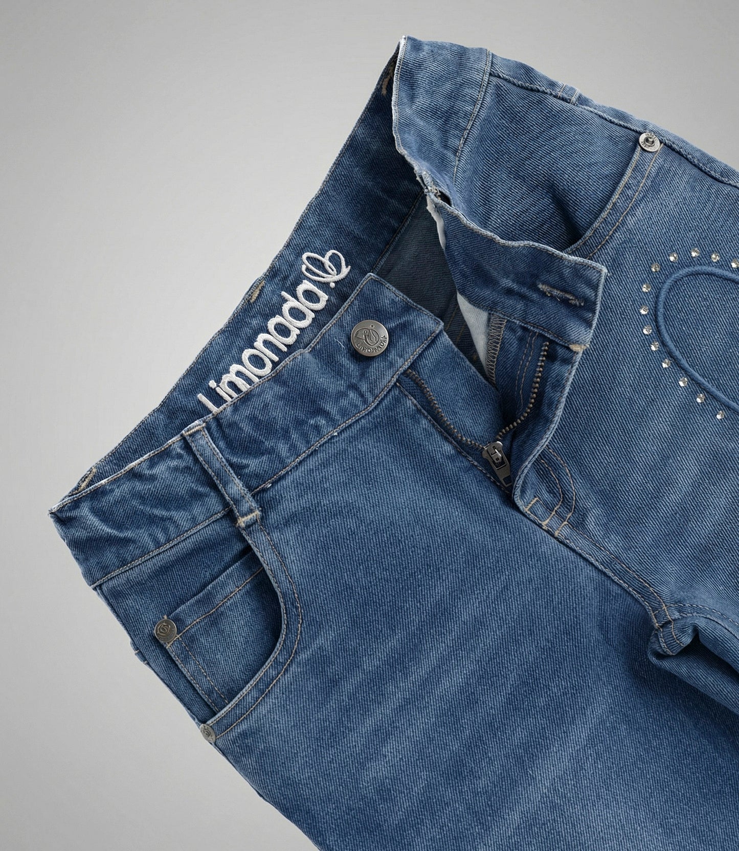 Jeans niña wide leg