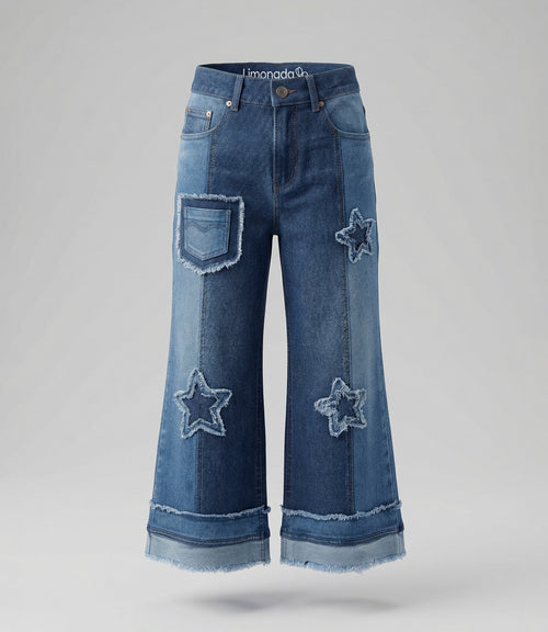 Jeans niña con estrellas
