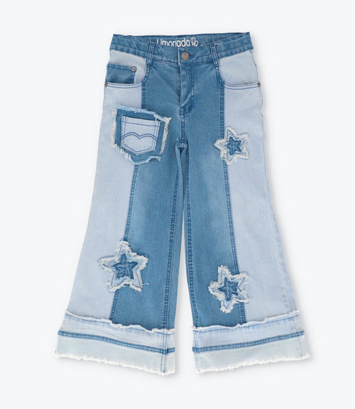 Jeans niña con estrellas