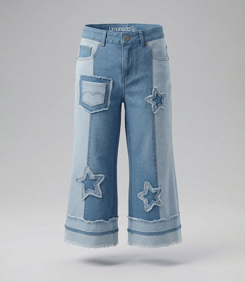 Jeans niña con estrellas