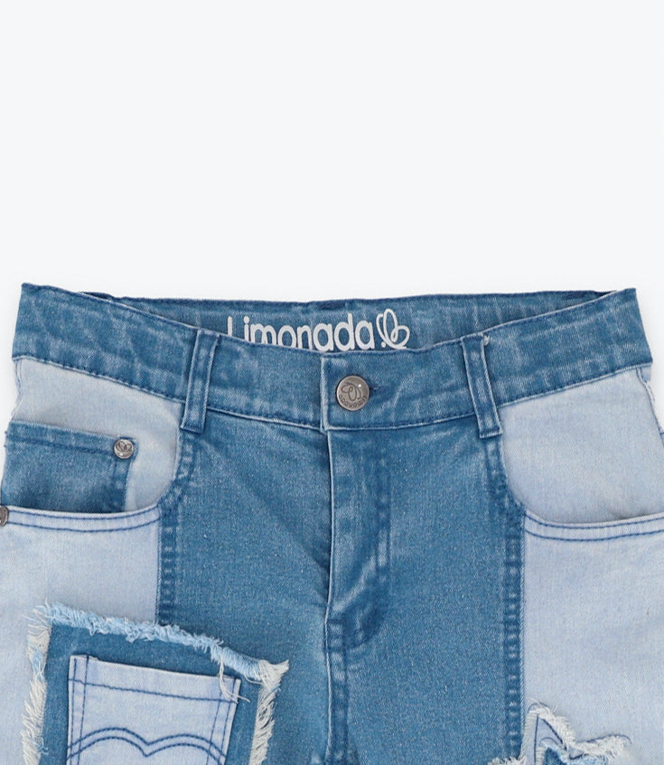 Jeans niña con estrellas