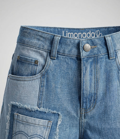 Jeans niña con estrellas