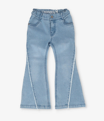 Jeans niña acampanados