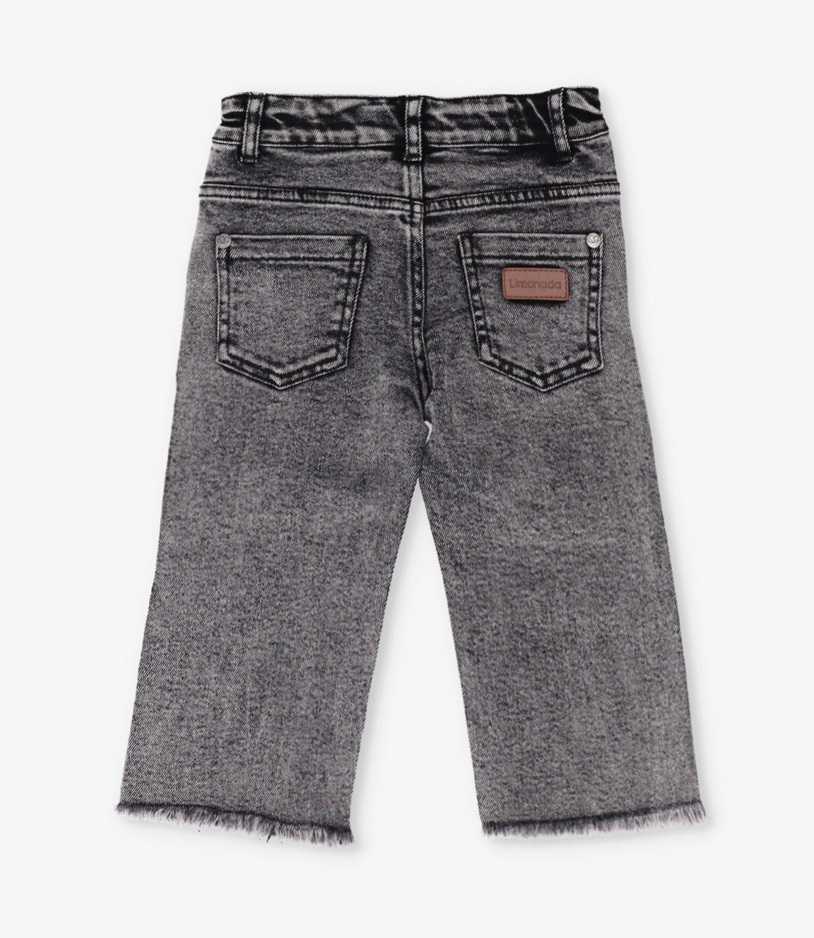 Jeans niña con lazos 2 años / Negro