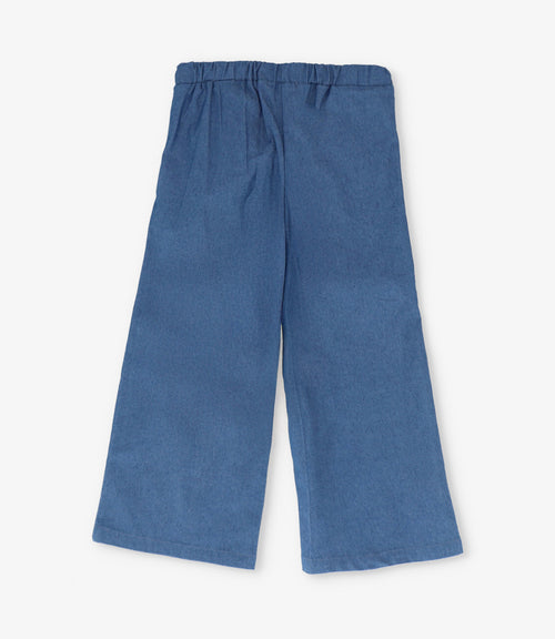 Pantalón niña denim 2 años / Azul Marino