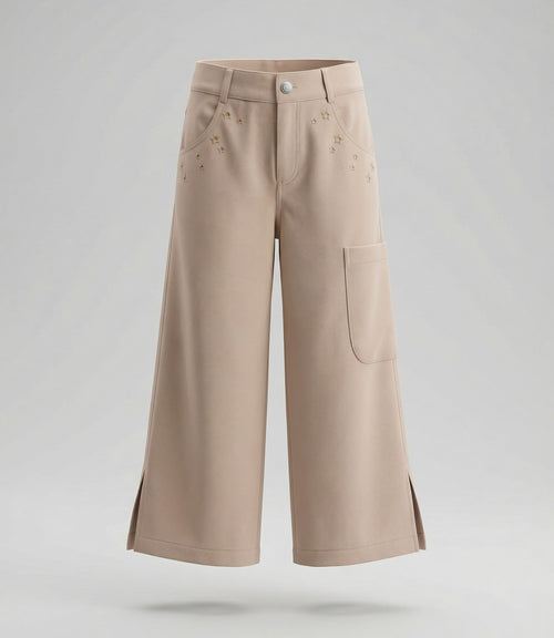 Pantalón niña cargo de cotelé