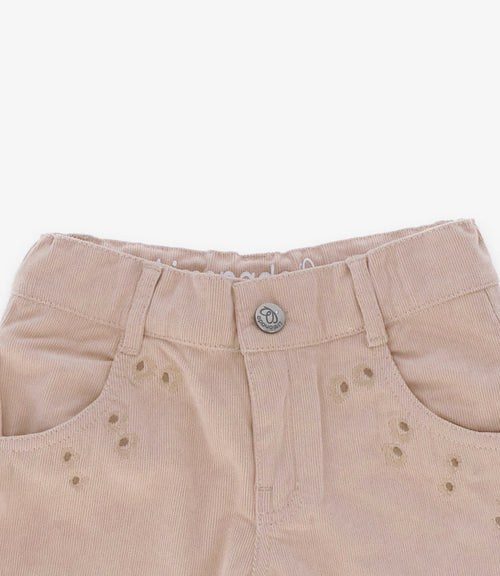 Pantalón niña cargo de cotelé
