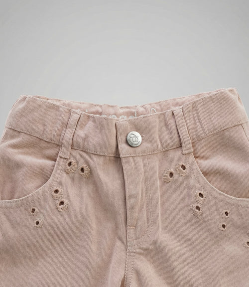 Pantalón niña cargo de cotelé