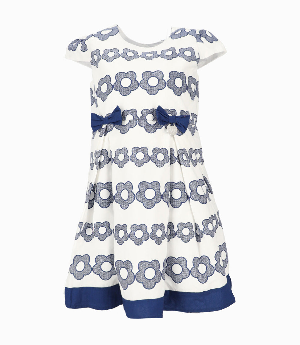 Vestido Niña Floreado 2 años / Azul Marino