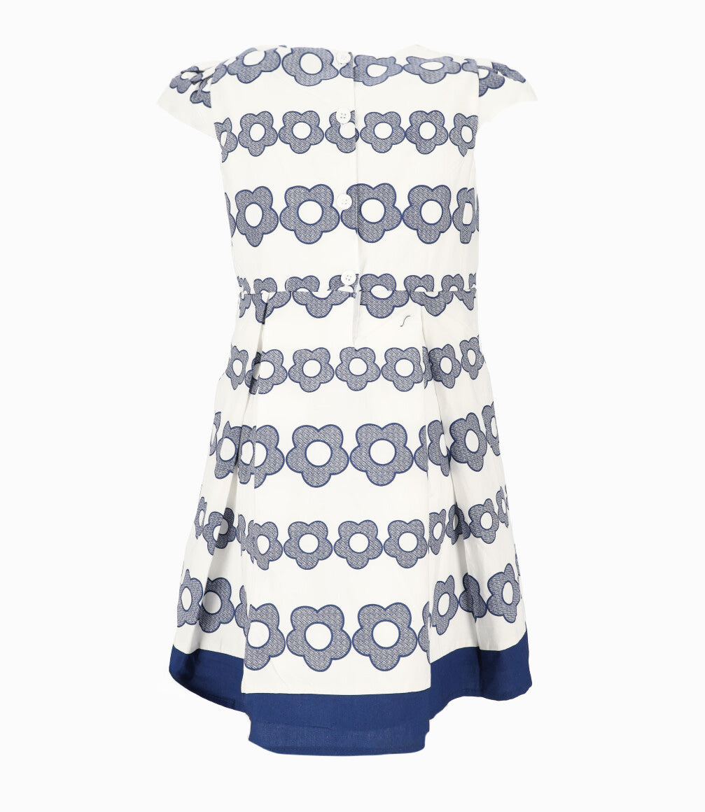 Vestido Niña Floreado 2 años / Azul Marino