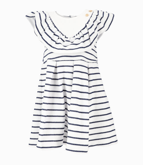 Vestido Niña Con Vuelos 2 años / Azul Marino