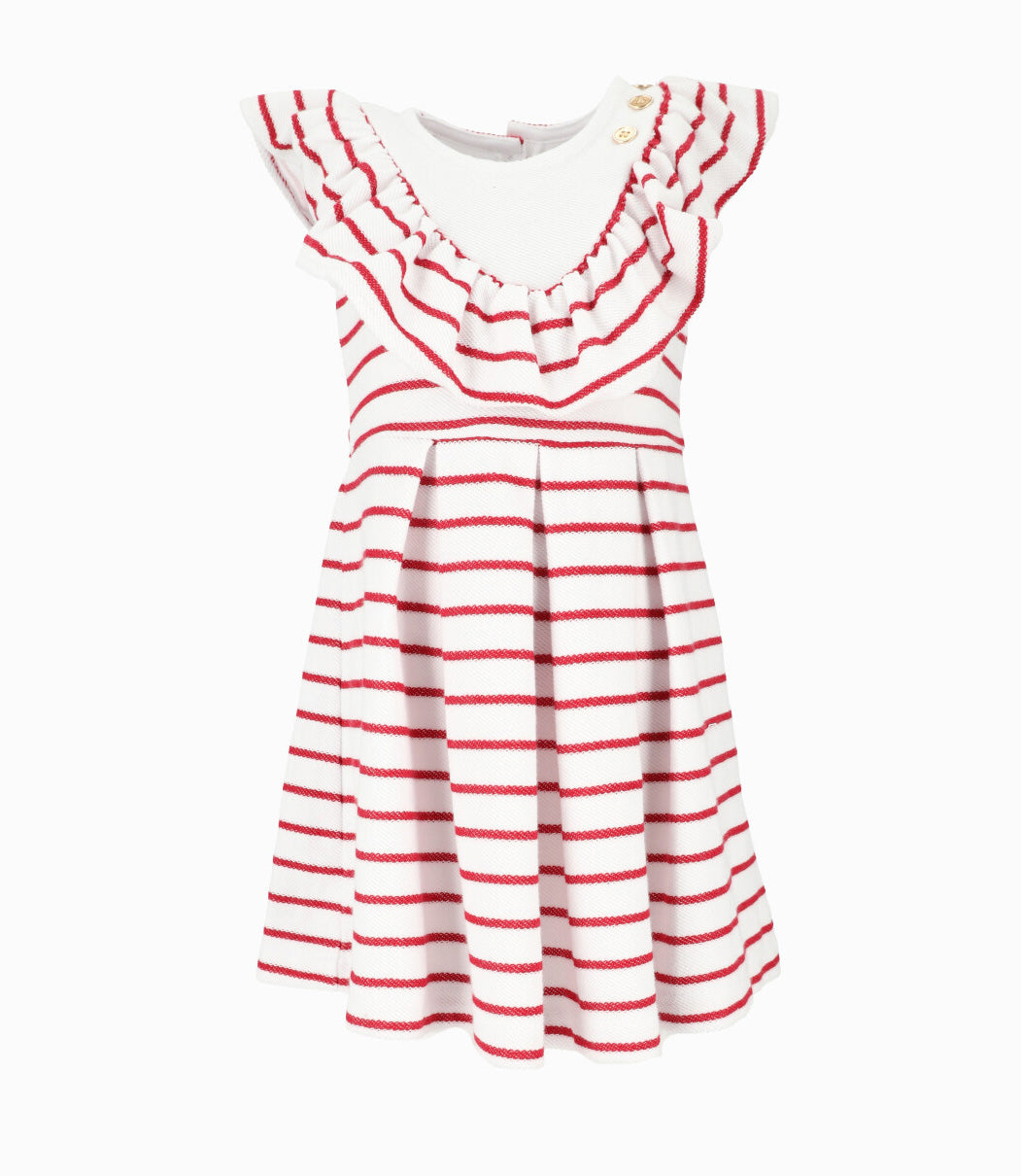 Vestido Niña Con Vuelos 2 años / Rojo