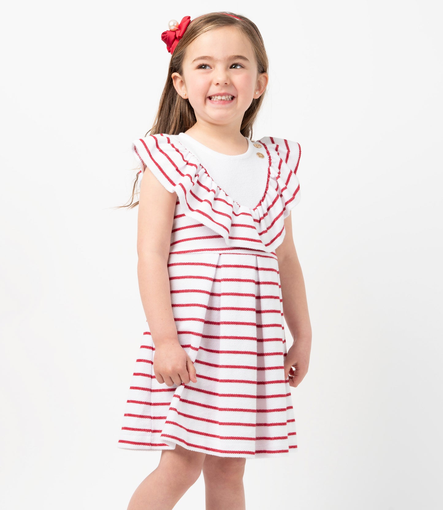 Vestido Niña Con Vuelos