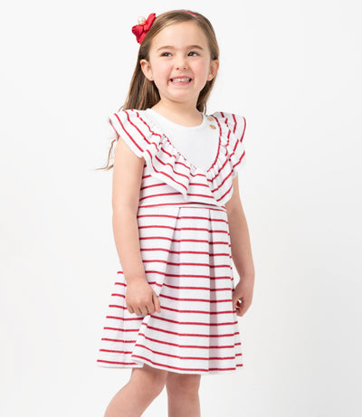 Vestido Niña Con Vuelos