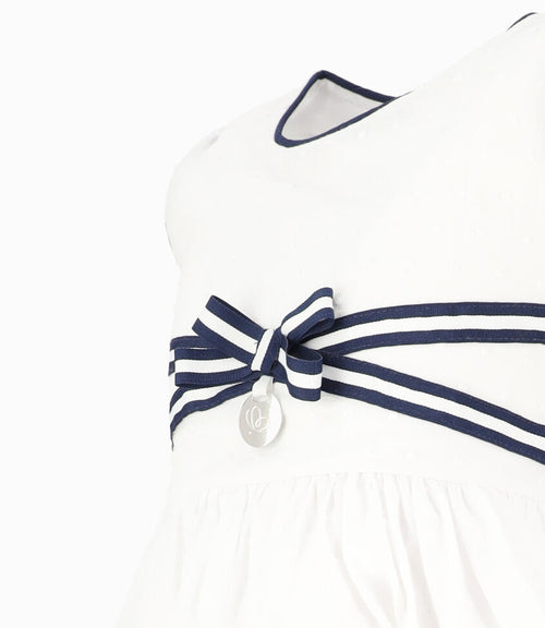 Vestido Niña Con Oso 2 años / Azul Marino