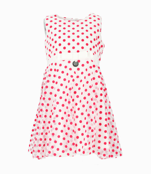 Vestido Niña Con Puntos 2 años / Frambuesa