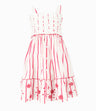 Vestido Niña Con Rayas