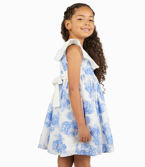 Vestido Niña Floreado 2 años / Celeste