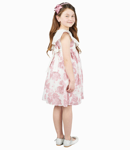Vestido Niña Floreado 2 años / Palo Rosa
