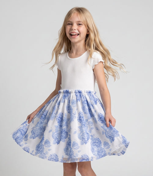 Vestido Niña Con Flores