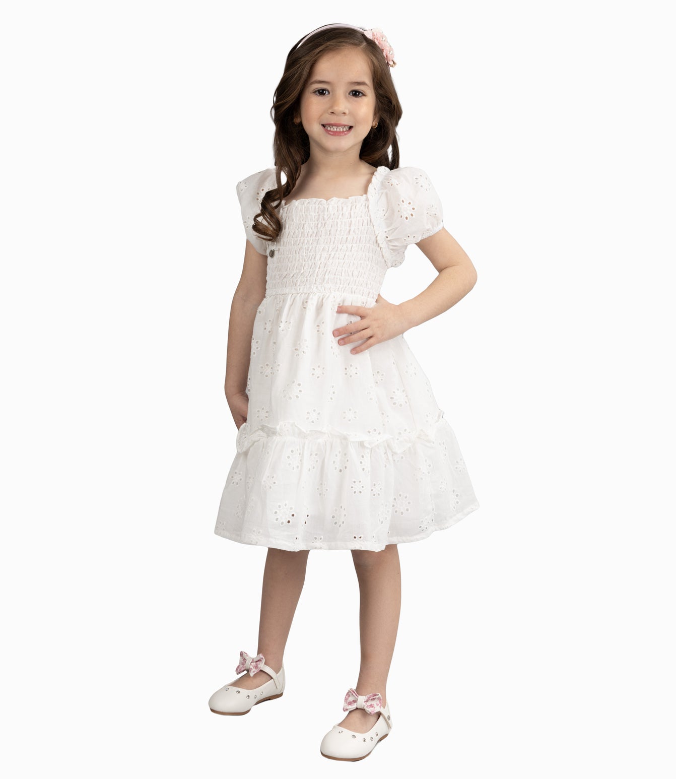 Vestido Niña Con Flores