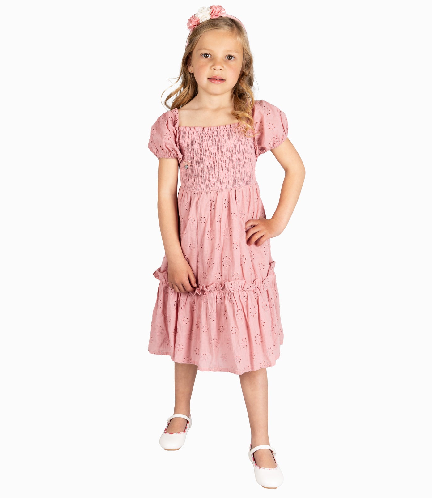 Vestido Niña Con Flores