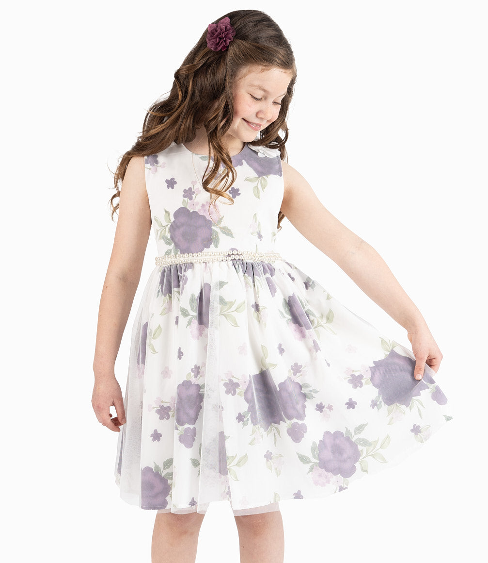 Vestido Niña Con Flores