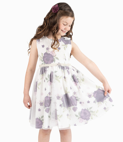 Vestido Niña Con Flores