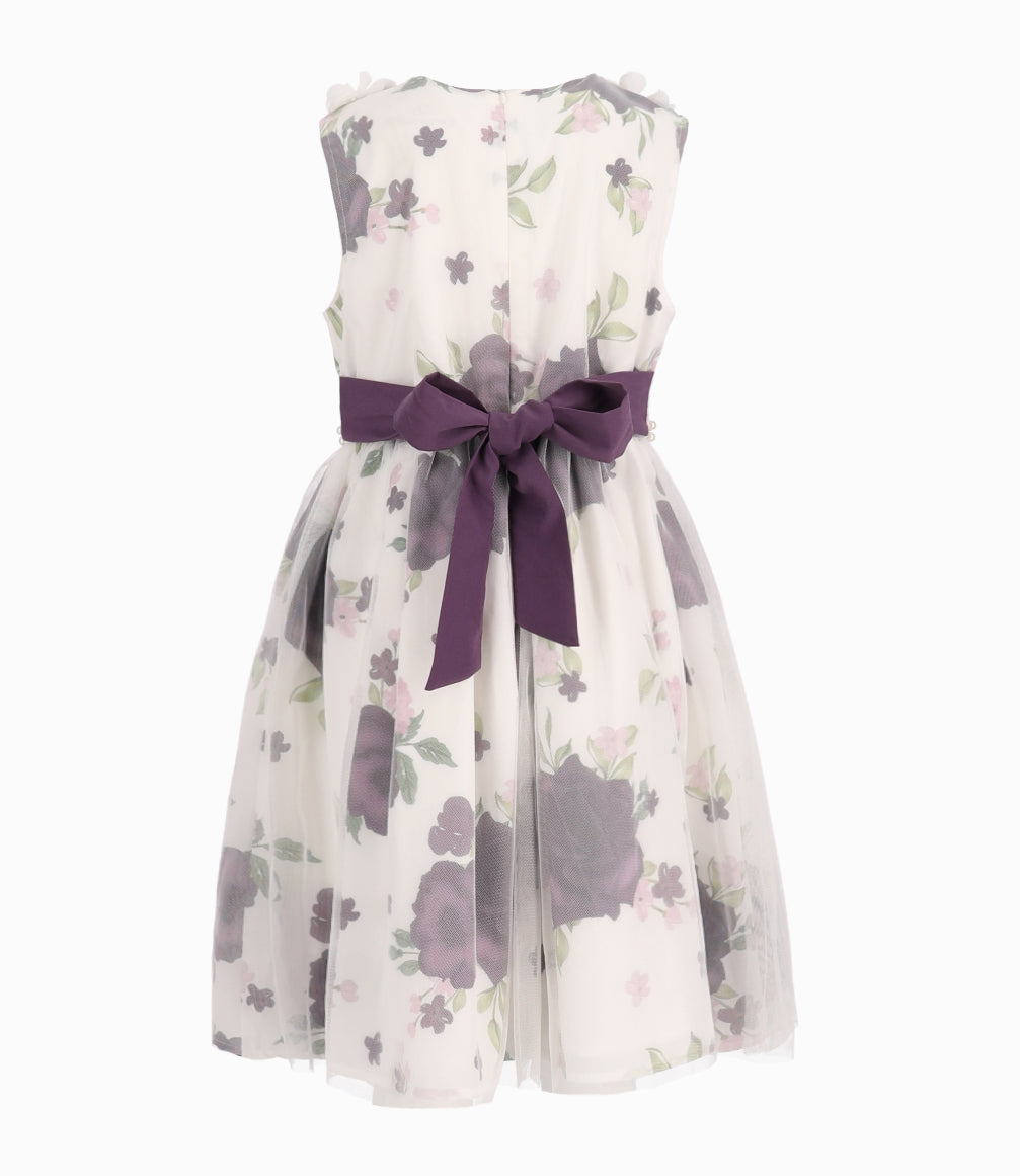 Vestido Niña Con Flores