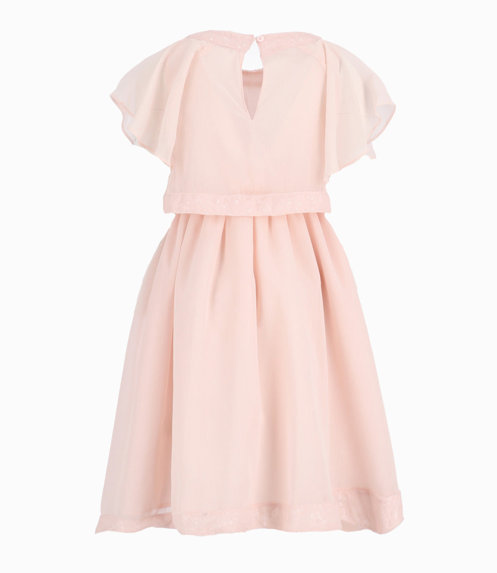 Vestido Niña Con Vuelos