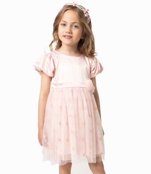 Vestido Niña Formal 2 años / Palo Rosa